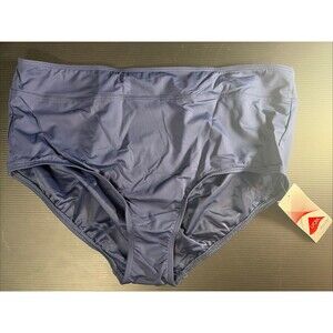 Lands' End Tankini Swimsuit Brief Bottom Sz 18W Navy Blue NEW